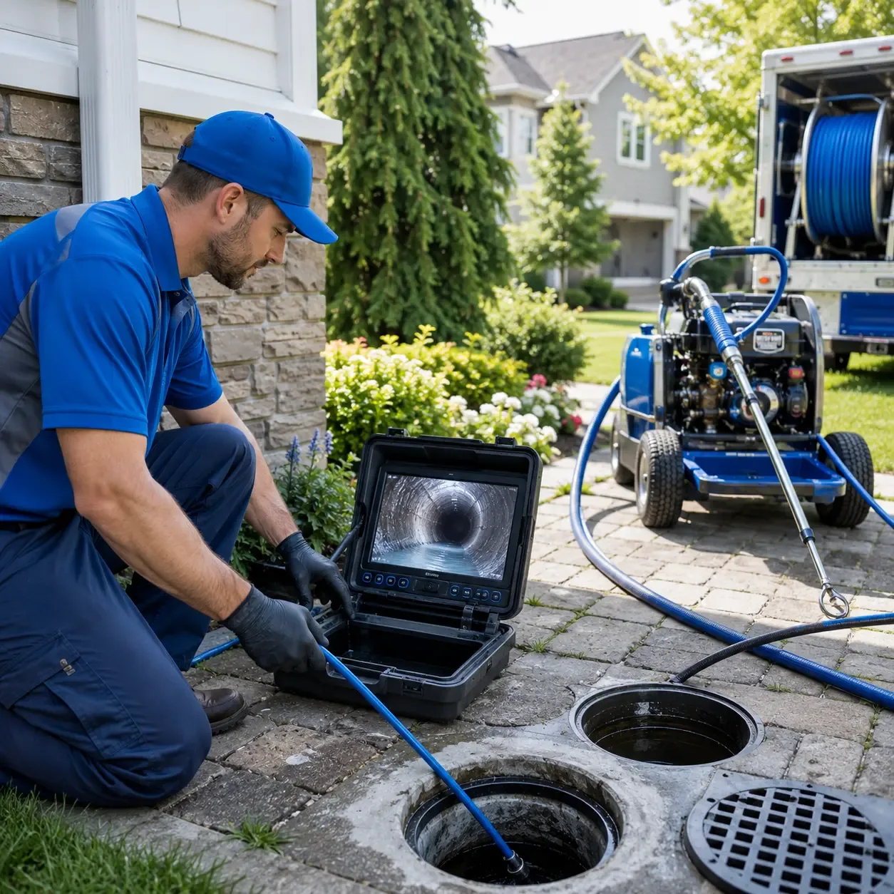 Outdoor drain cleaning professionals serving Walnut Creek, OH